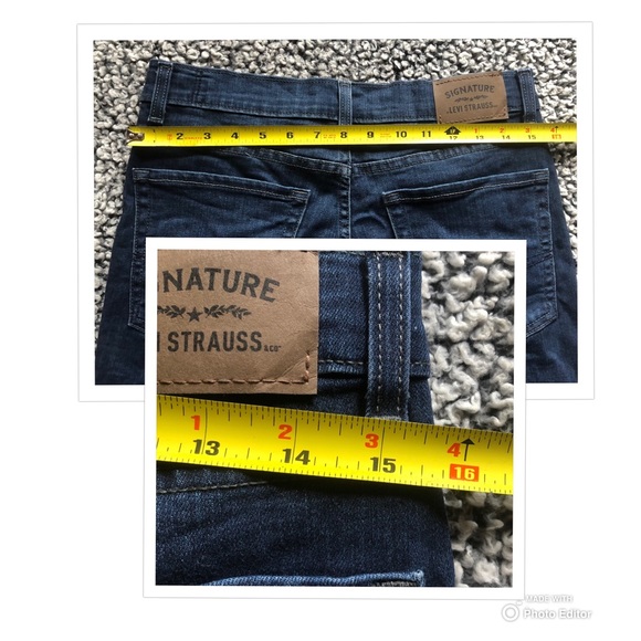 LEVIS JEANS SHORTS CUTOFF DISTRESSED DESTROYED BOYS ADJUSTABLE WAIST SIZE 18 - Picture 7 of 9